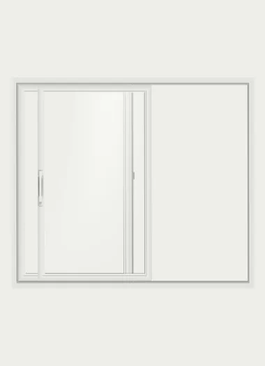 2 track 1 fixed 1 panel sliding windows