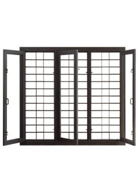 3 panel steel window