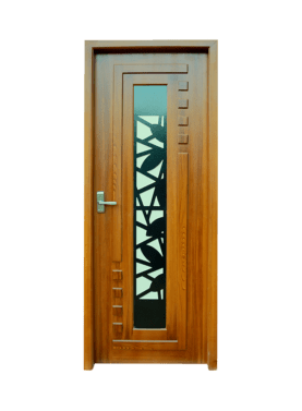 CR010 teak single FRP door