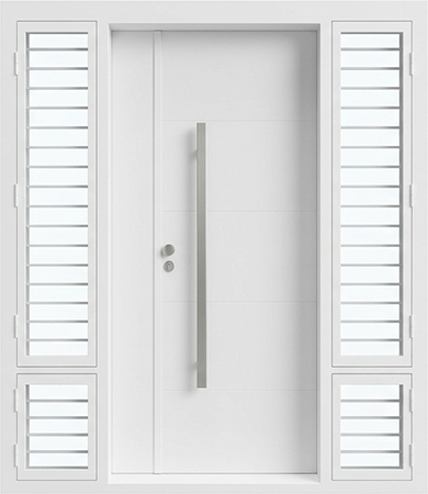 Customized Double Door cum Window secondary